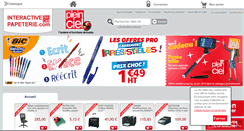 Desktop Screenshot of interactive-papeterie.com